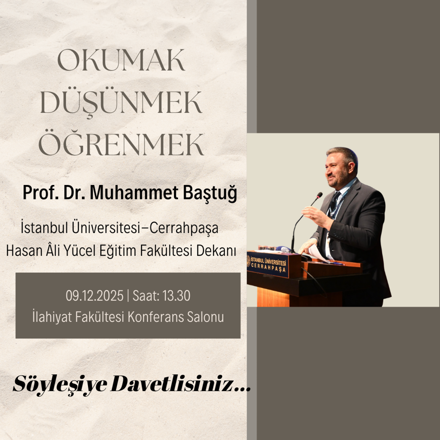 “Okumak, Düşünmek, Öğrenmek” Söyleşisi